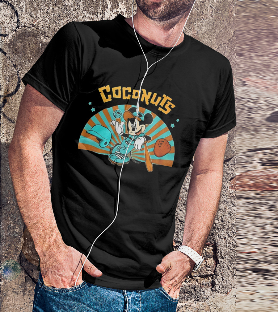 Coconuts Baseball Mickey Mouse Batting Gear 2026 T-Shirt