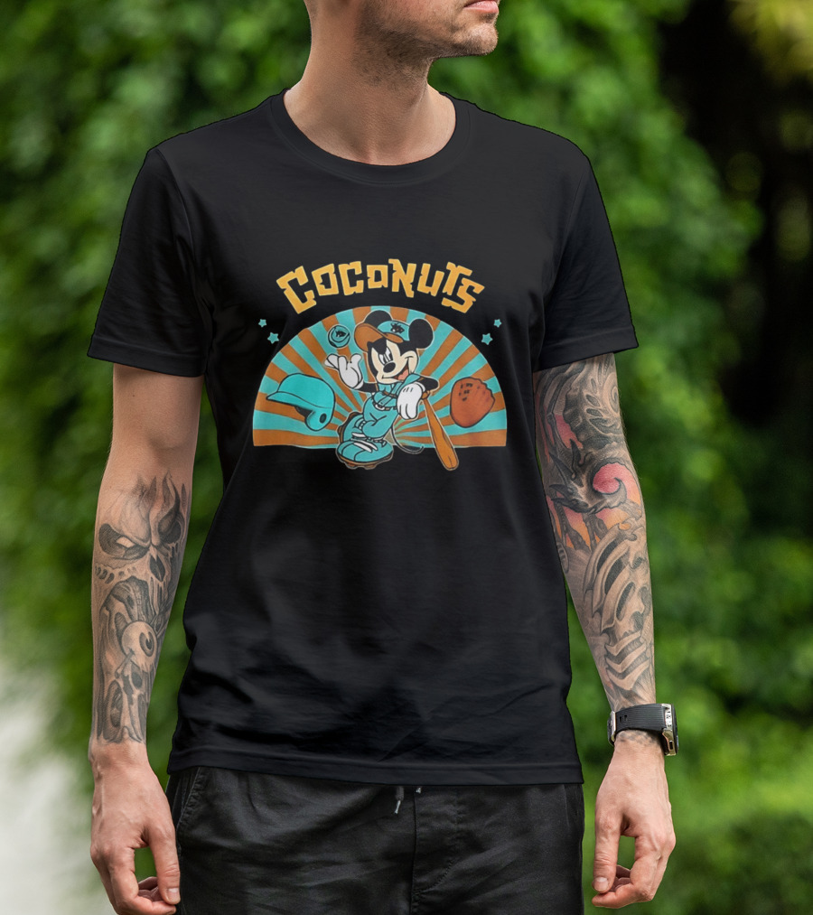 Coconuts Baseball Mickey Mouse Batting Gear 2026 T-Shirt