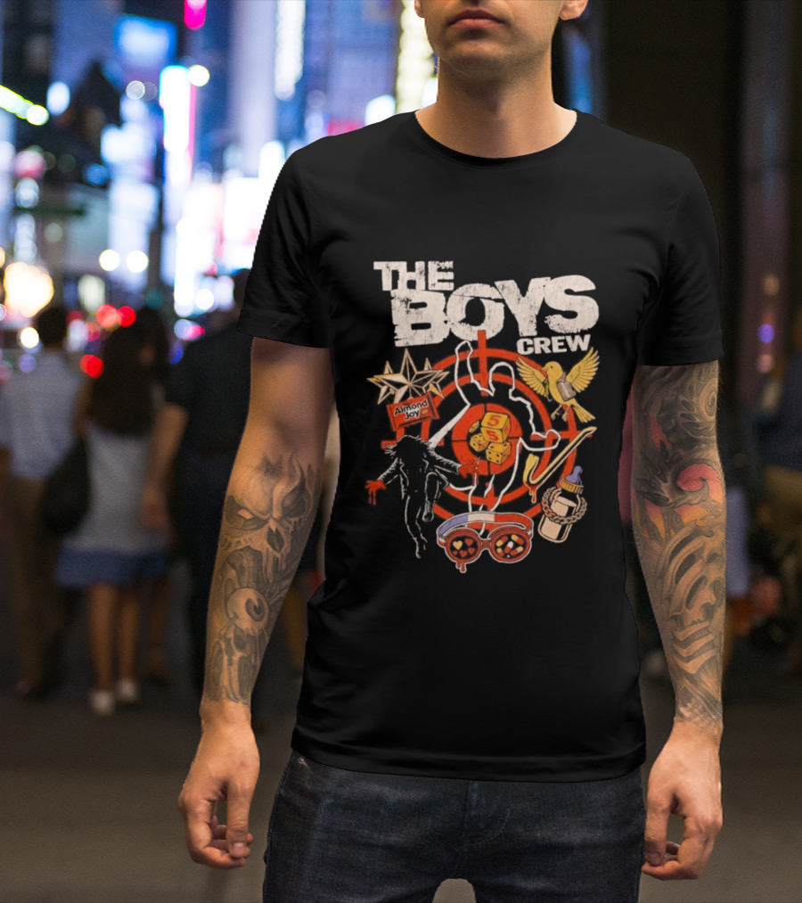 The Boys Crew 2026 Target Symbol With Iconic Superhero T-Shirt