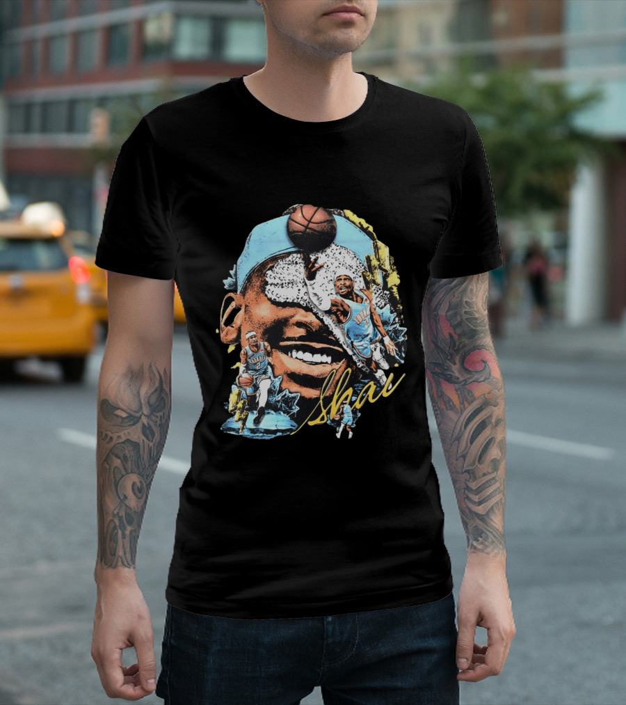 Shai Gilgeous Alexander Big Head OKC Thunder Basketball MVP 2026 T-Shirt
