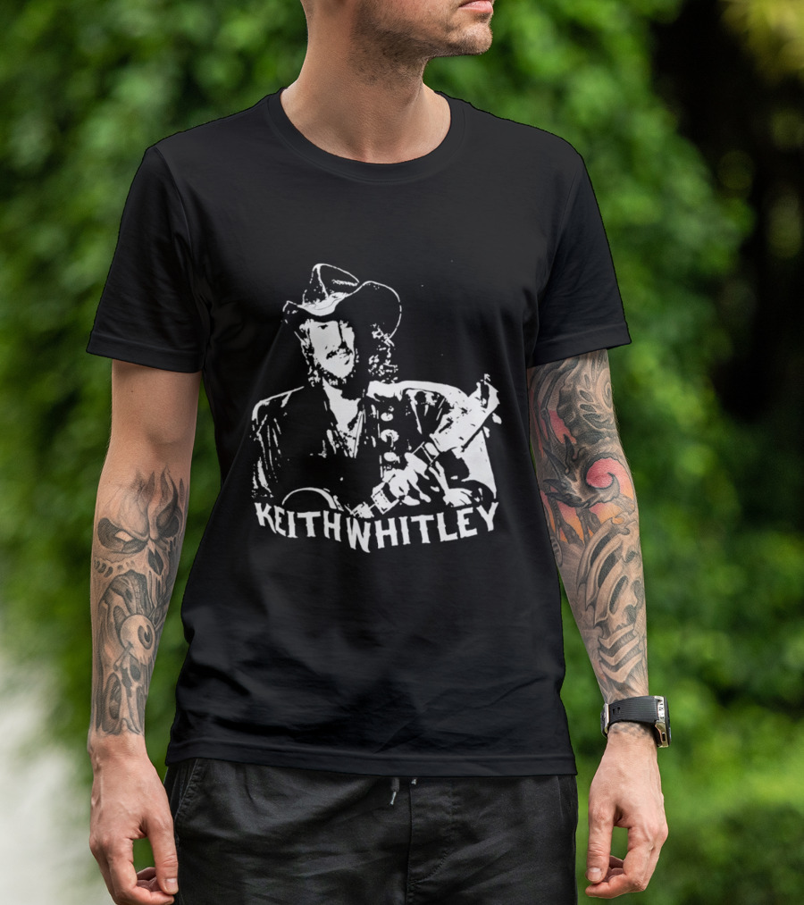 Keith Whitley Cowboy Hat Guitar T-Shirt