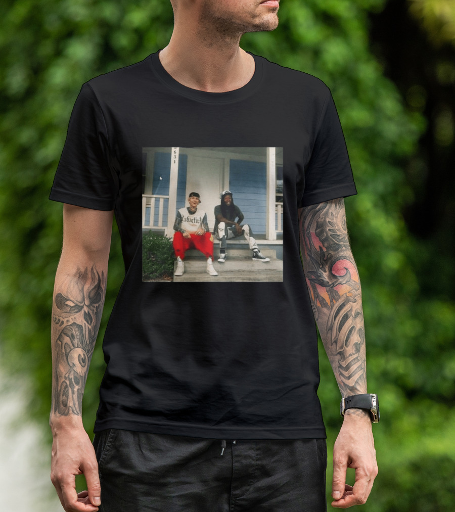 Machine Gun Kelly MGK X Wiz Khalifa Blog Era Boyz Mixtape Cover 3631 T-Shirt