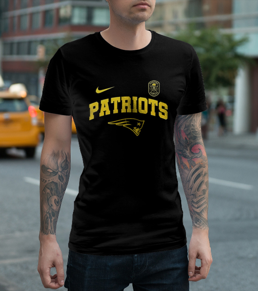 New England Patriots Nike Armed Forces Salute Veteran Honor T-Shirt