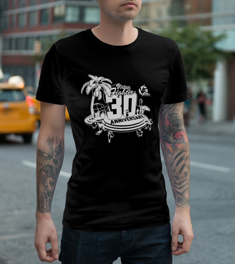 Virtua Fighter 30th Anniversary Palm Island Celebration T-Shirt