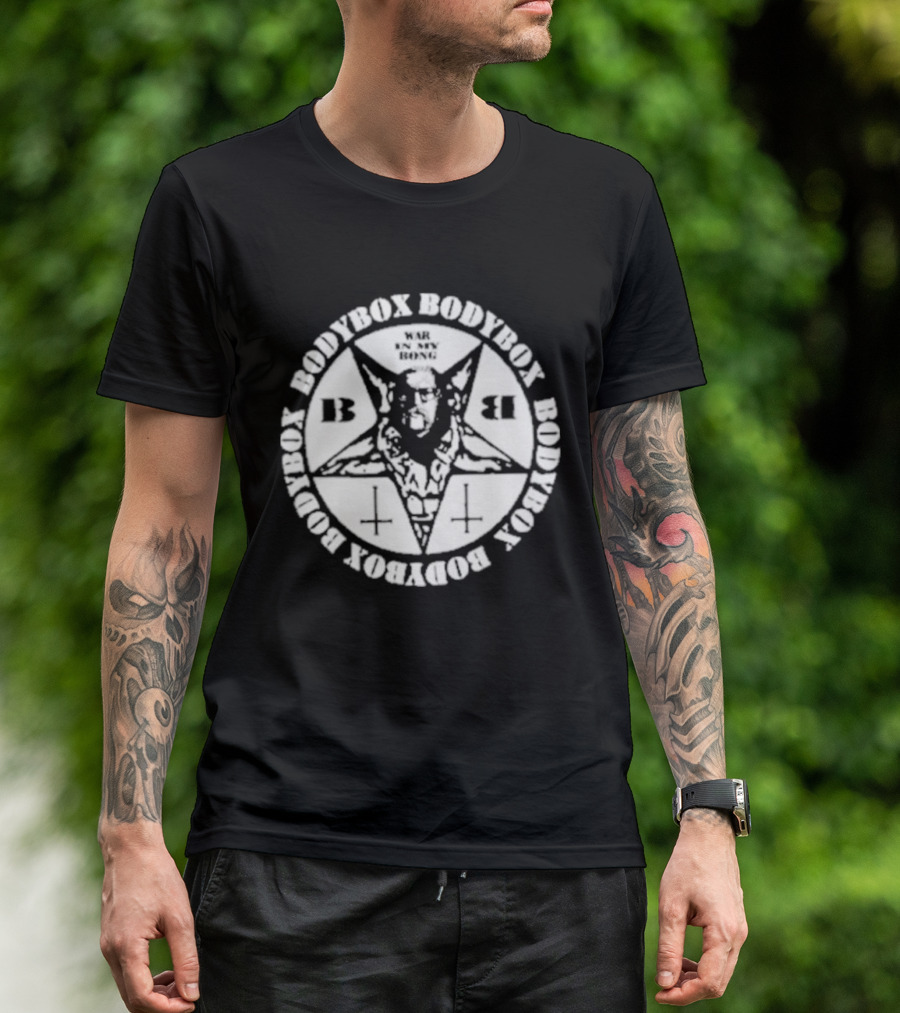 Bodybox Pentagram Symbol War In My Bong T-Shirt
