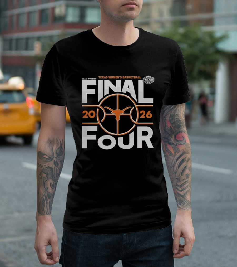 Texas Longhorns Women's Basketball 2026 Final Four NCAA Basketball Tournament T-Shirt