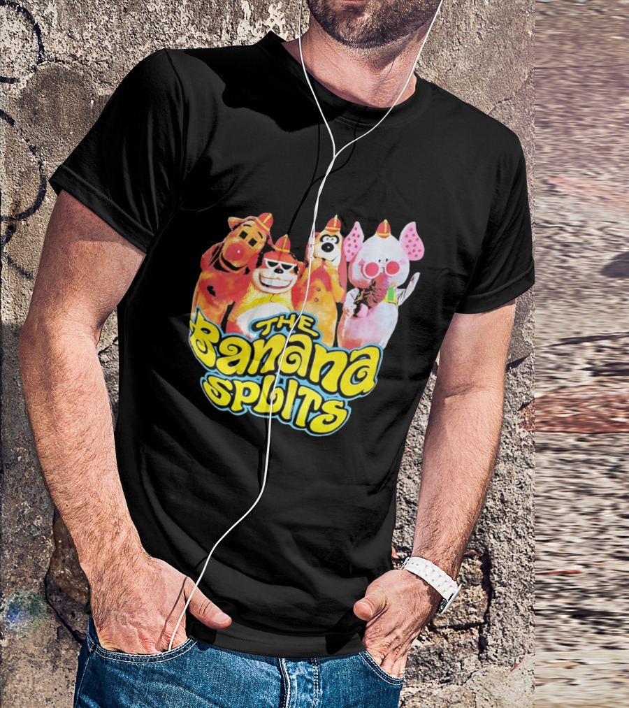 The Banana Splits Characters Hanna Barbera Retro Animation Series T-Shirt