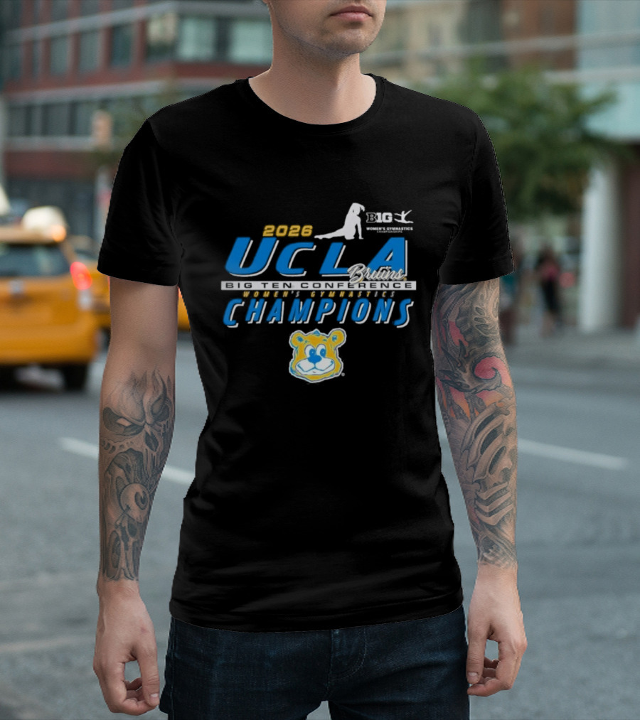 2023 UCLA Bruins Gymnastics Women's Big Ten Champions T-Shirt
