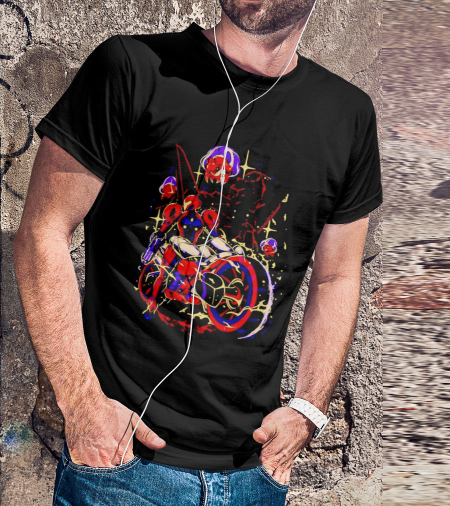 Under New Stars Samus Aran Vi O La Motorcycle Metroid Prime 4 Beyond T-Shirt