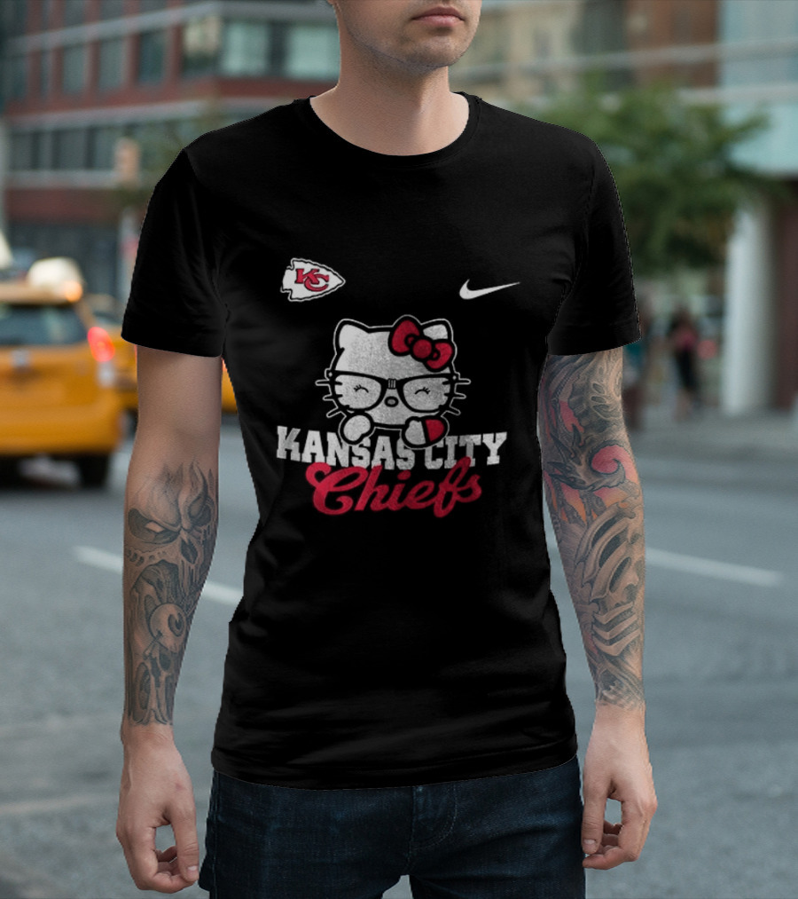 Kansas City Chiefs Hello Kitty Nike Collaboration T-Shirt