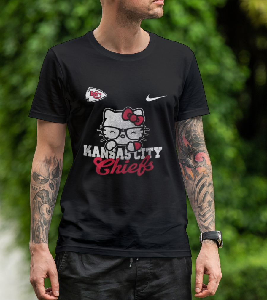 Kansas City Chiefs Hello Kitty Nike Collaboration T-Shirt