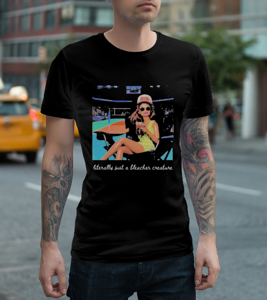 Barbie Maars Attack Volleyball Literally Just A Bleacher Creature T-Shirt