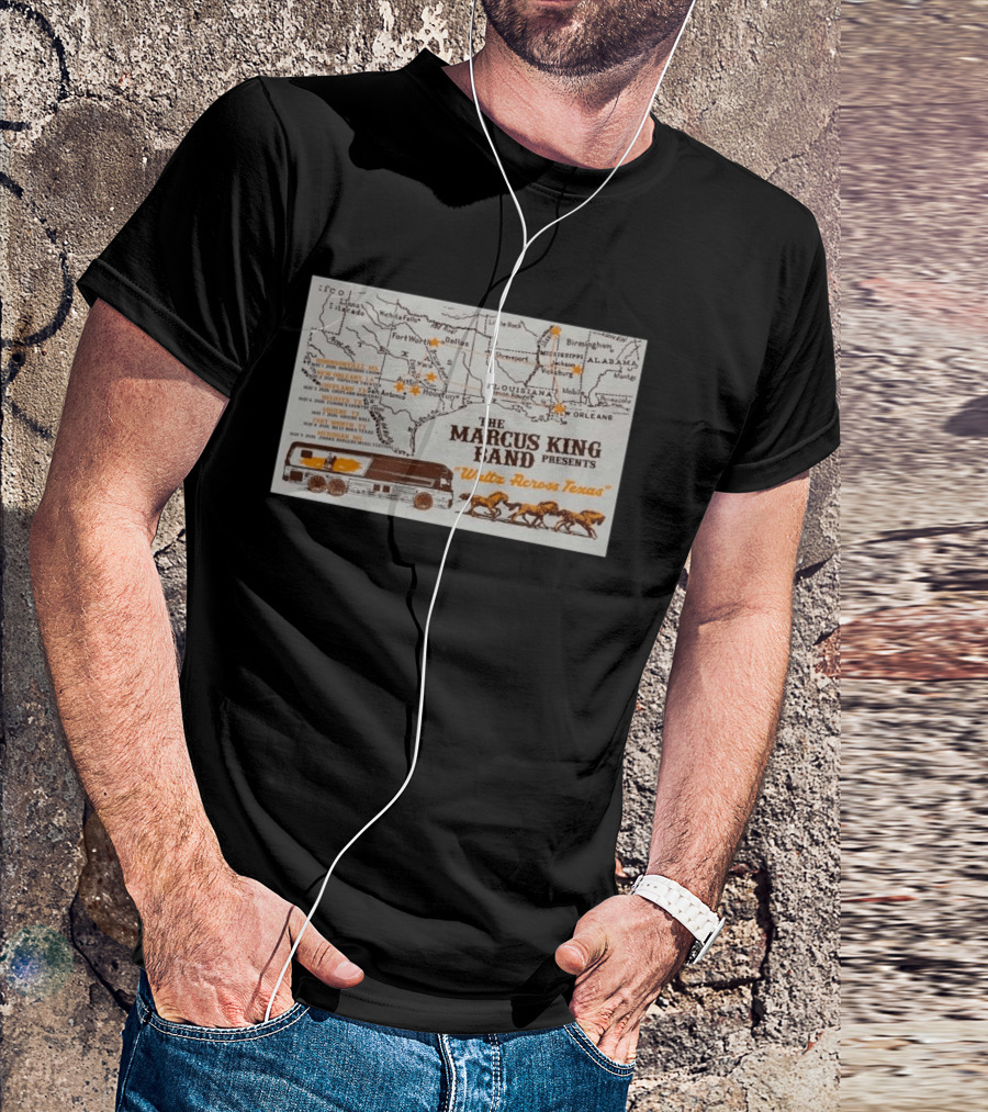 Marcus King Band Presents "Waltz Across Texas" Tour May 8 2026 Billy Bob's Fort Worth Texas T-Shirt