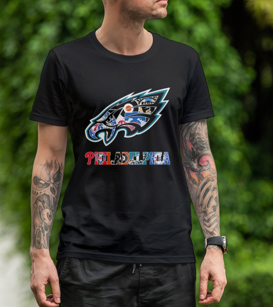 Philadelphia Eagles And Sports Teams Symbolic T-Shirt