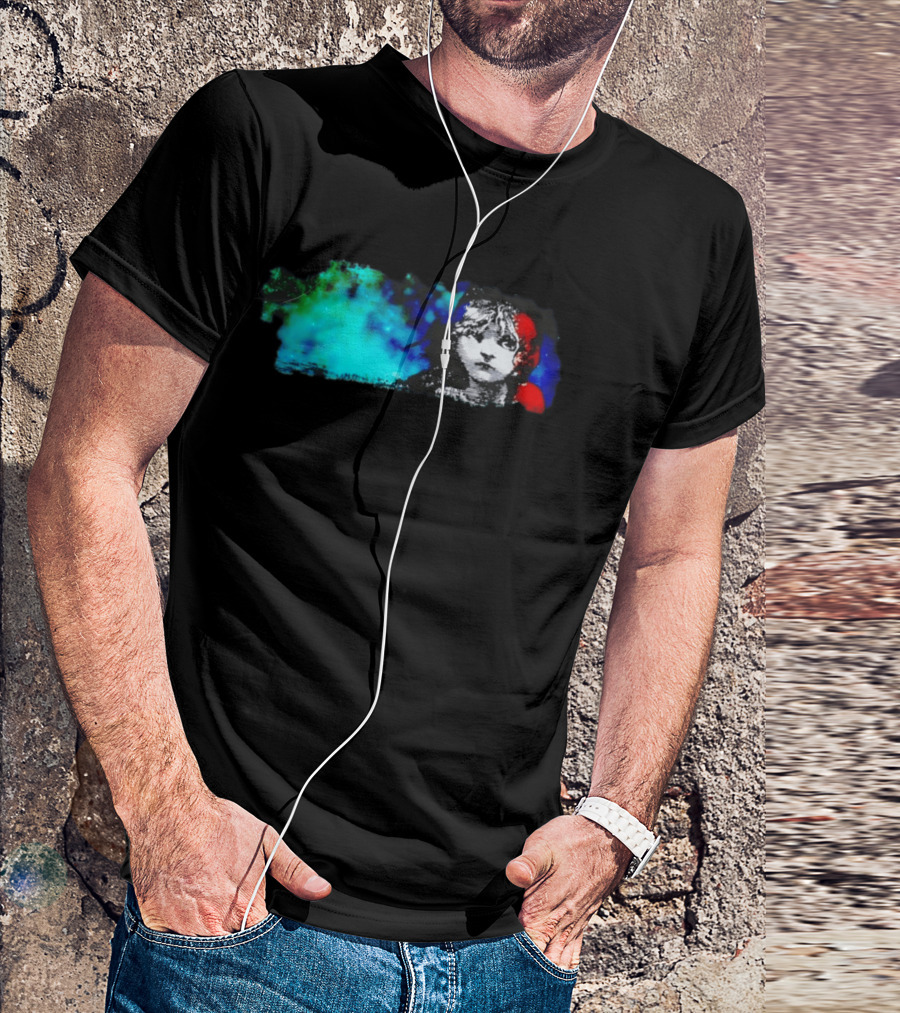 Rare Les Miserables Broadway Cosette Blue Red Watercolor T-Shirt