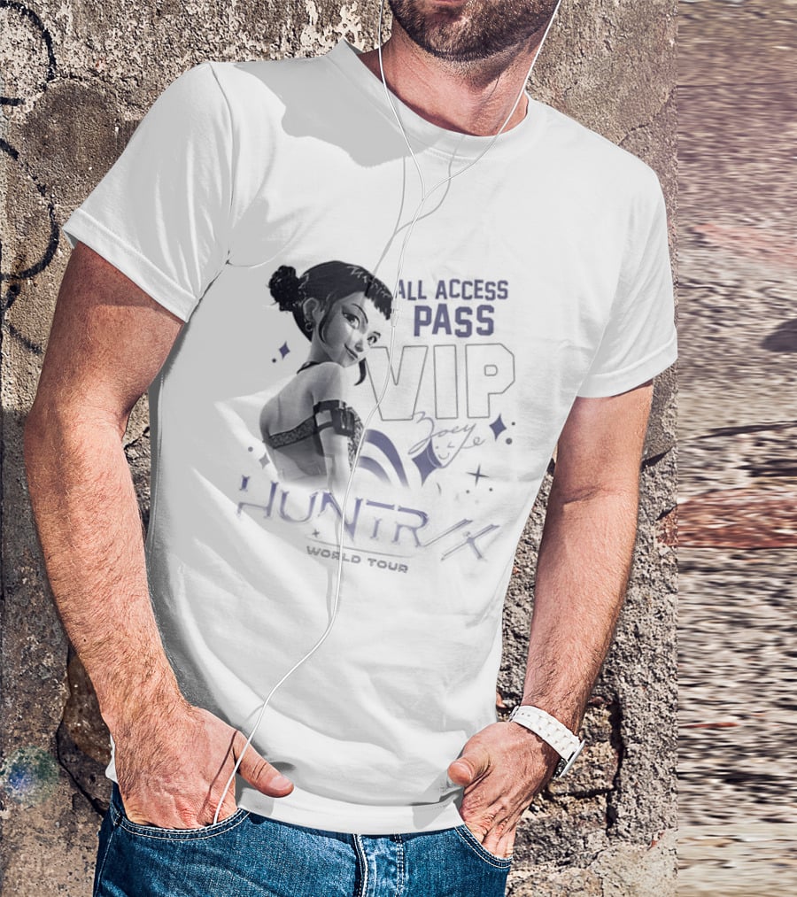 All Access Pass VIP KPop Demon Hunters Zoey T-Shirt