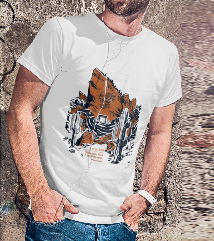 Bright Eyes Red Rocks May 12 2026 Concert Event T-Shirt
