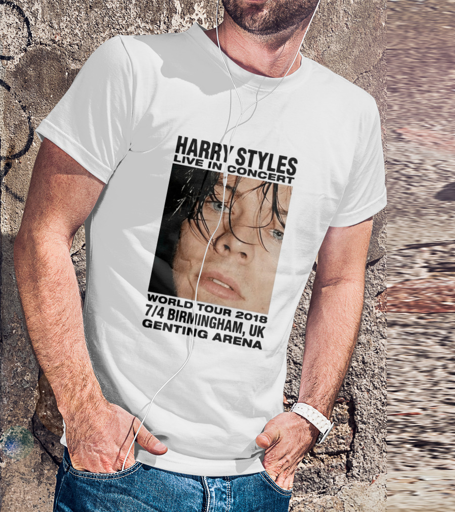 Harry Styles Live In Concert World Tour 2018 Birmingham UK Genting Arena T-Shirt