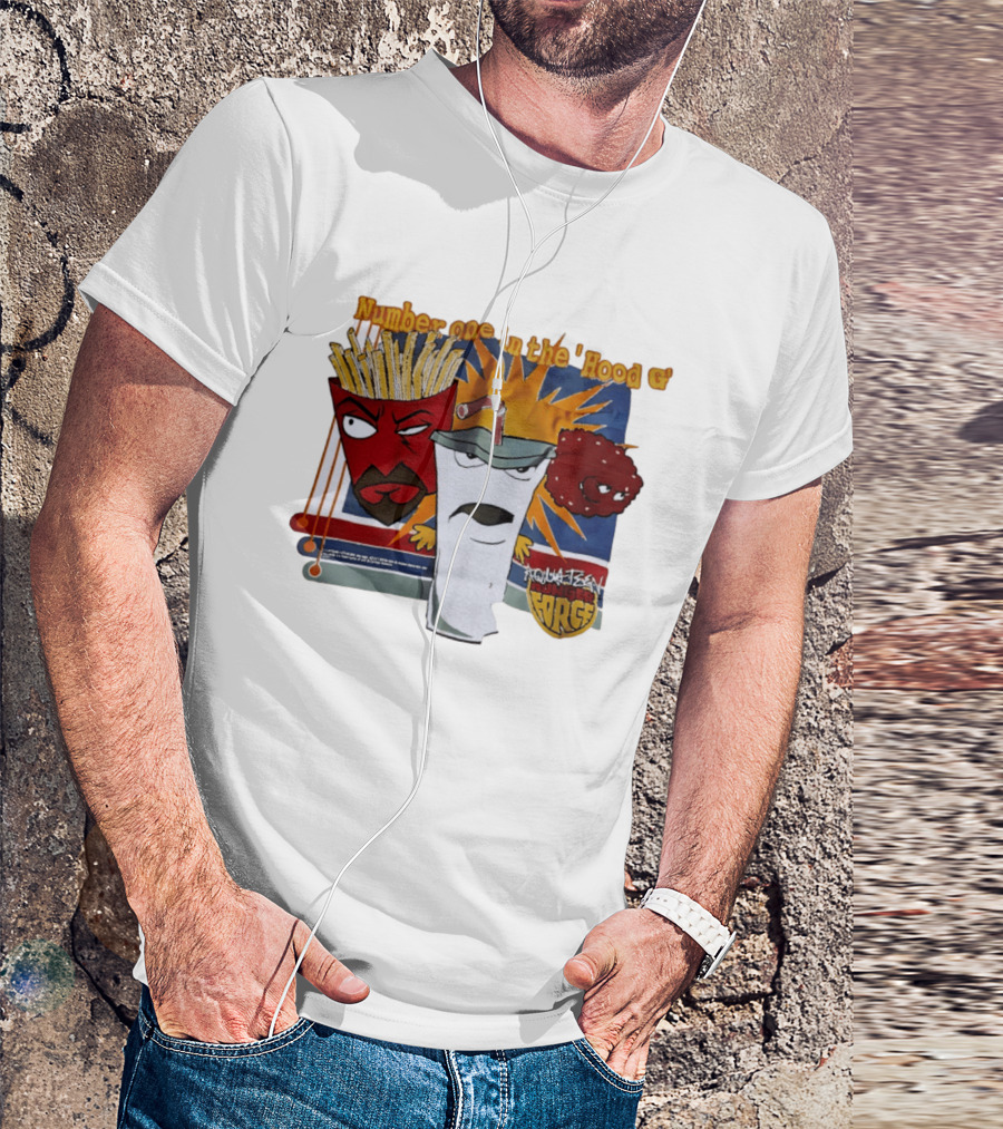 Number One In The 'Hood G Aqua Teen Hunger Force Frylock Master Shake Meatwad T-Shirt