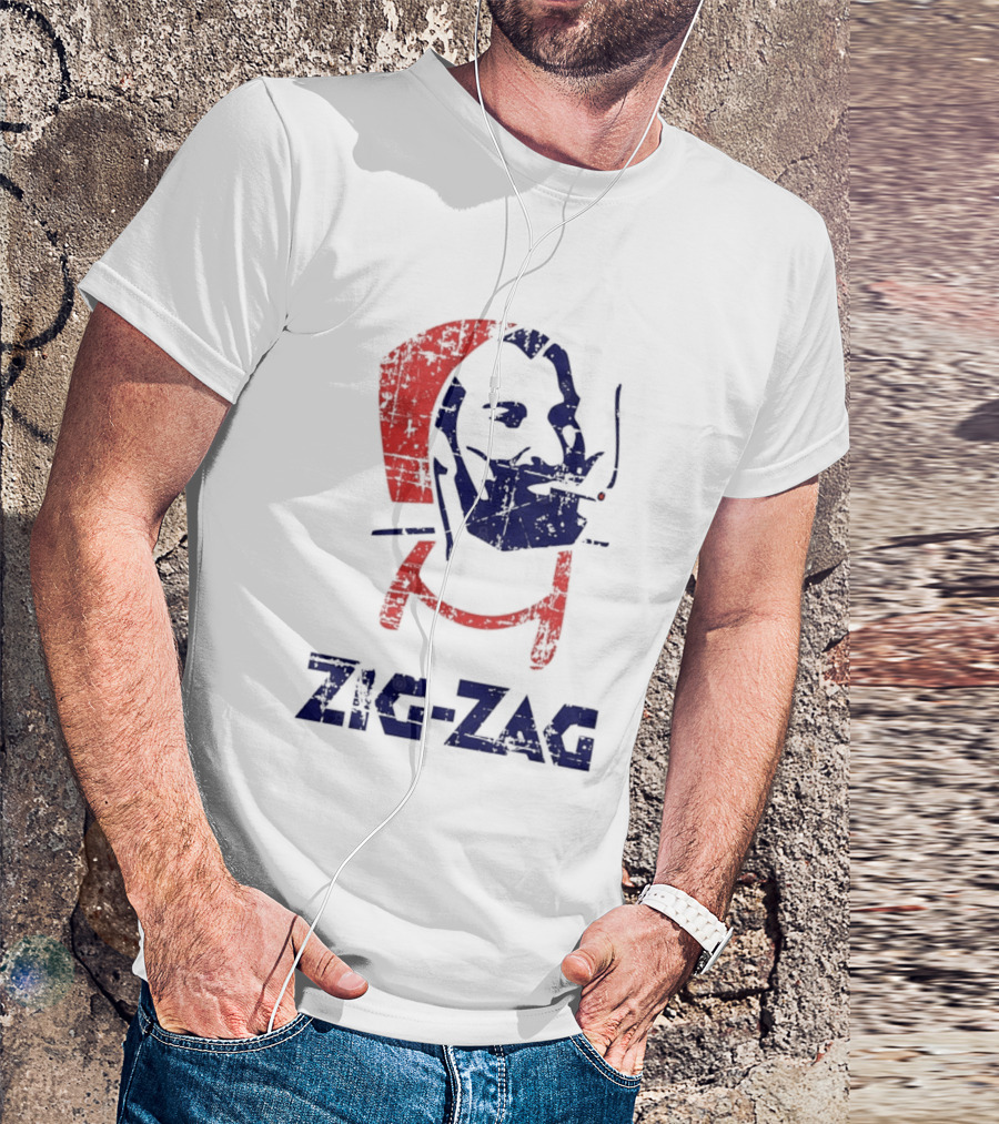 Zouave Soldier Zig Zag Smoking T-Shirt