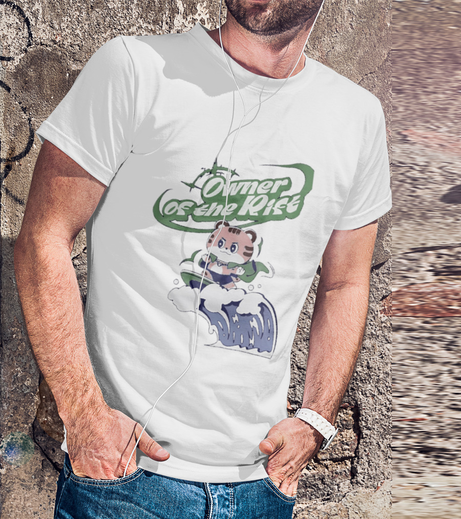 Owner Of The Waves Tiger Surfing Adventure T-Shirt
