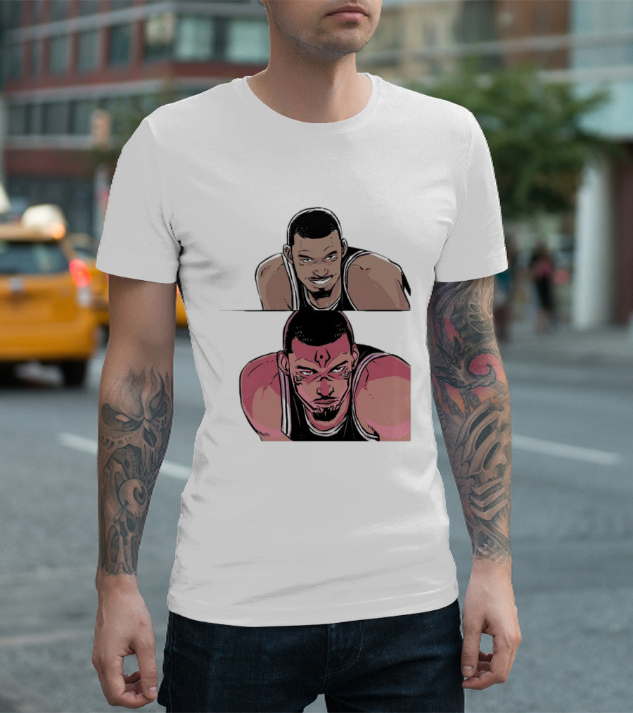 Victor Wembanyama Anime Style Transformation Wemby To Wemkuna T-Shirt