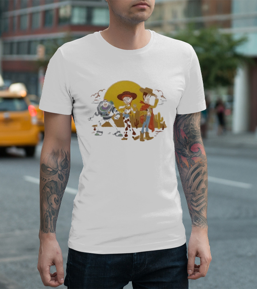 Arizona Diamondbacks X Toy Story Collaboration May 24 2026 Buzz Lightyear Woody Jessie Desert Scene T-Shirt