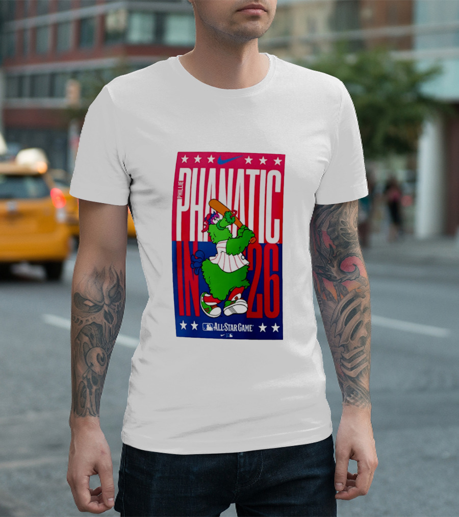 Phillie Phanatic MLB All Star Game 2026 Nike T-Shirt