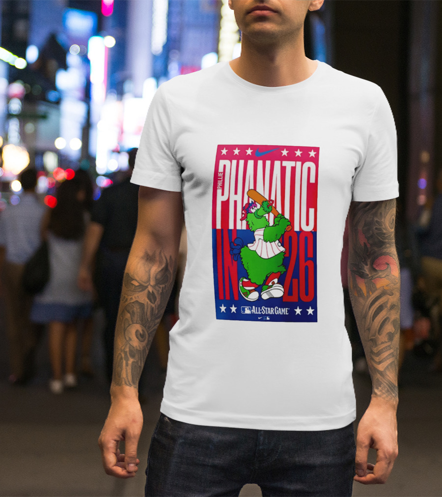Phillie Phanatic MLB All Star Game 2026 Nike T-Shirt
