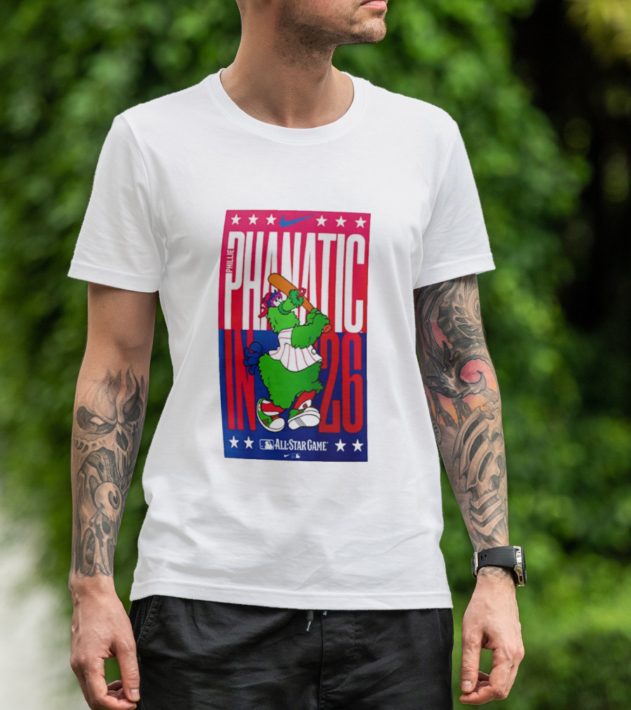 Phillie Phanatic MLB All Star Game 2026 Nike T-Shirt