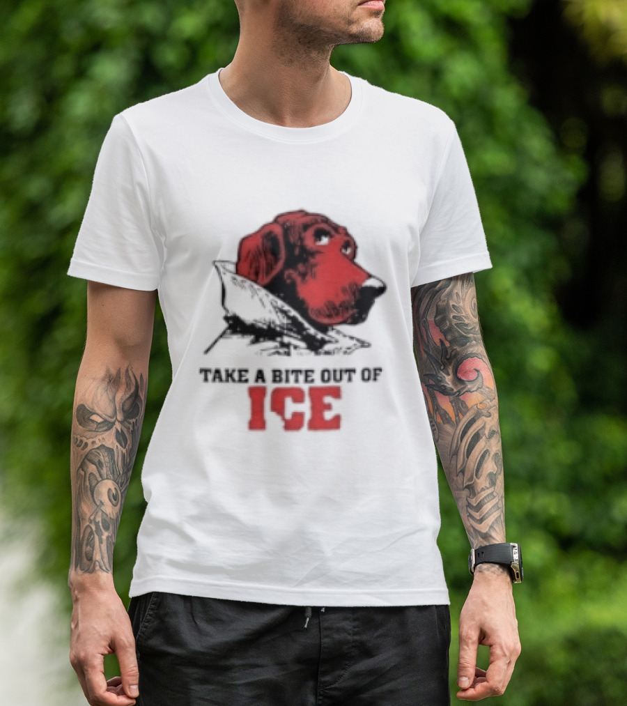 McGruff The Crime Dog Take A Bite Out Of ICE Cops Aren't Your Friend T-Shirt
