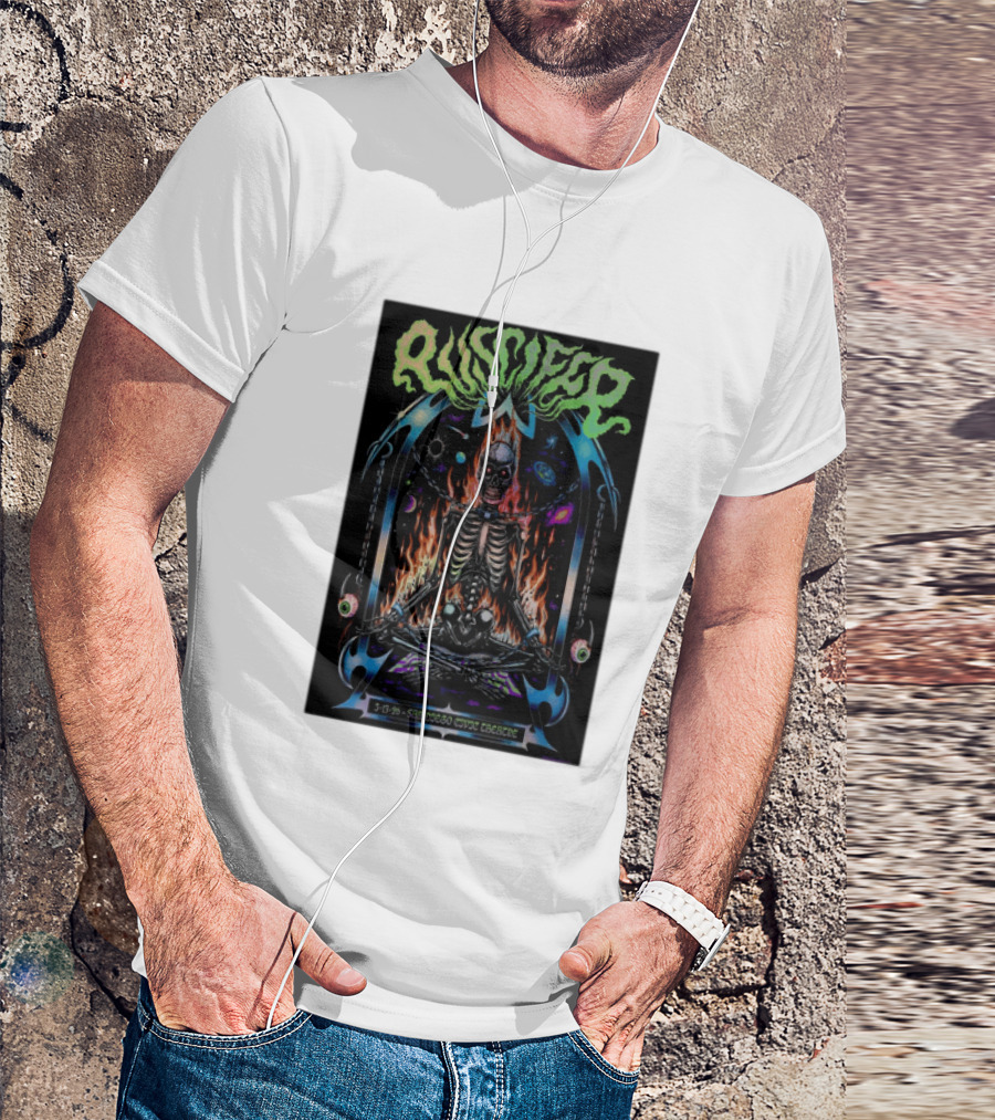 Puscifer San Diego Civic Theatre May 13 2026 Skeleton Cosmic Fire T-Shirt