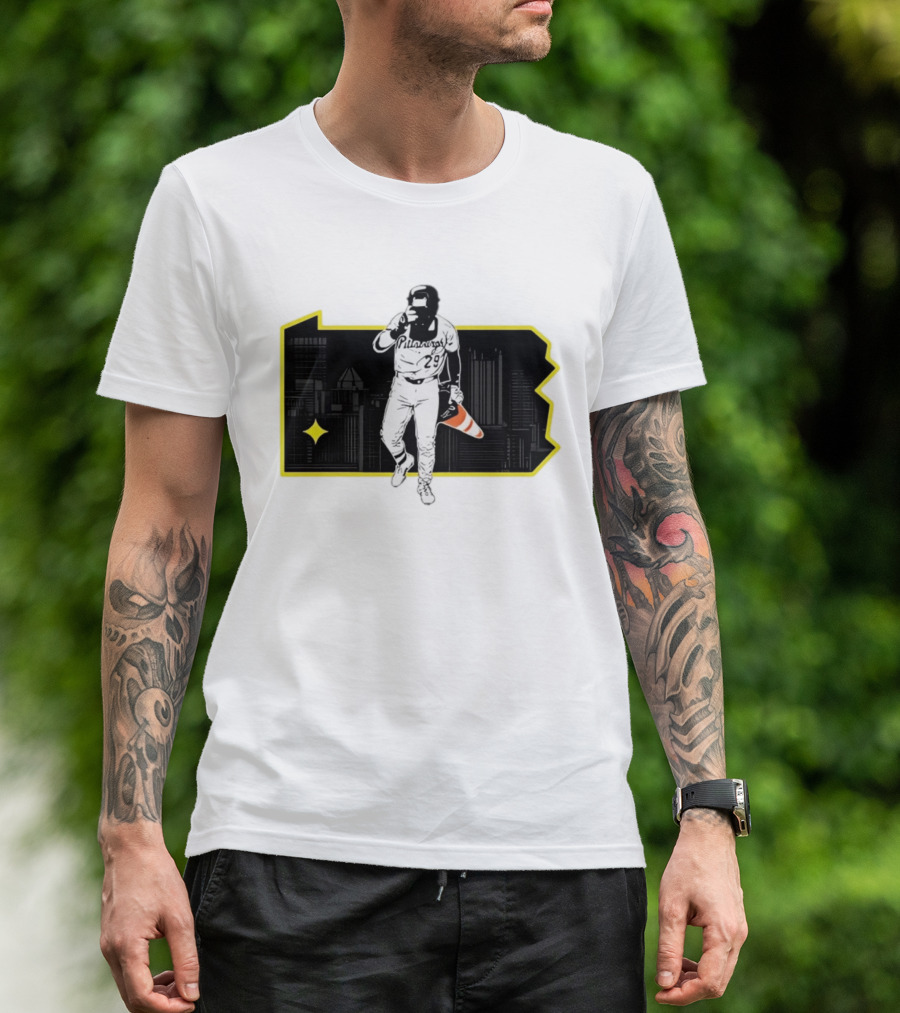 Pittsburgh Pirates Ryan O'Hearn Fear The Cone 29 City Skyline T-Shirt