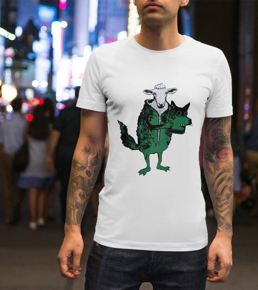 Sheep In Wolf's Clothing Humorous Animal Disguise Joke T-Shirt