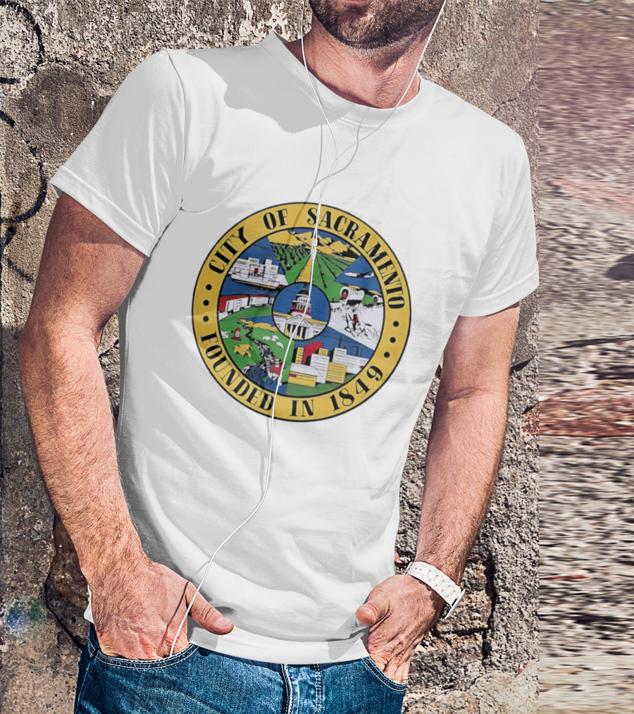 City Of Sacramento Founded In 1849 California T-Shirt