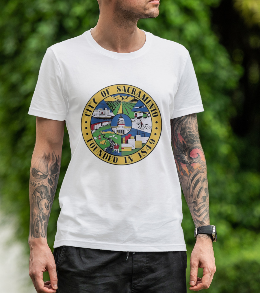 City Of Sacramento Founded In 1849 California T-Shirt