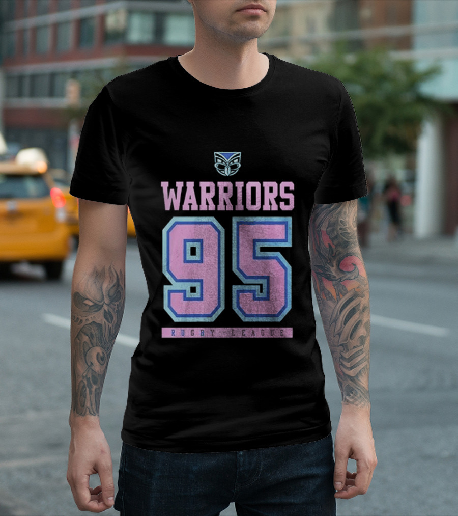 New Zealand Warriors 95 RD Name And Number T-Shirt