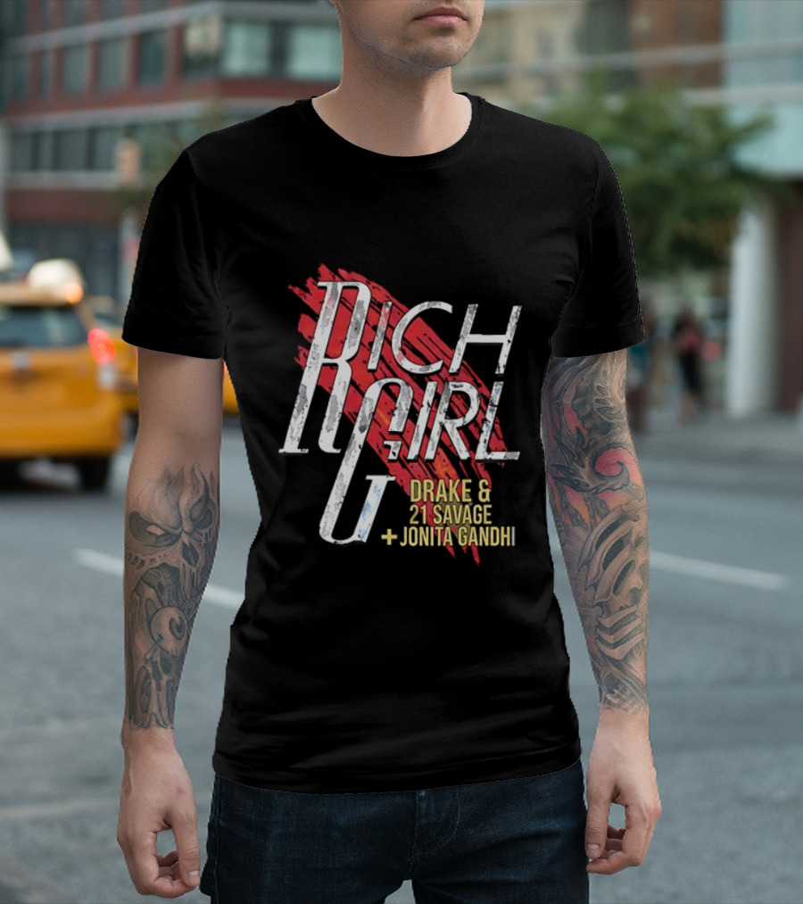 The Boys Hughie Campbell Rich Girl Drake 21 Savage Jonita Gandhi T-Shirt