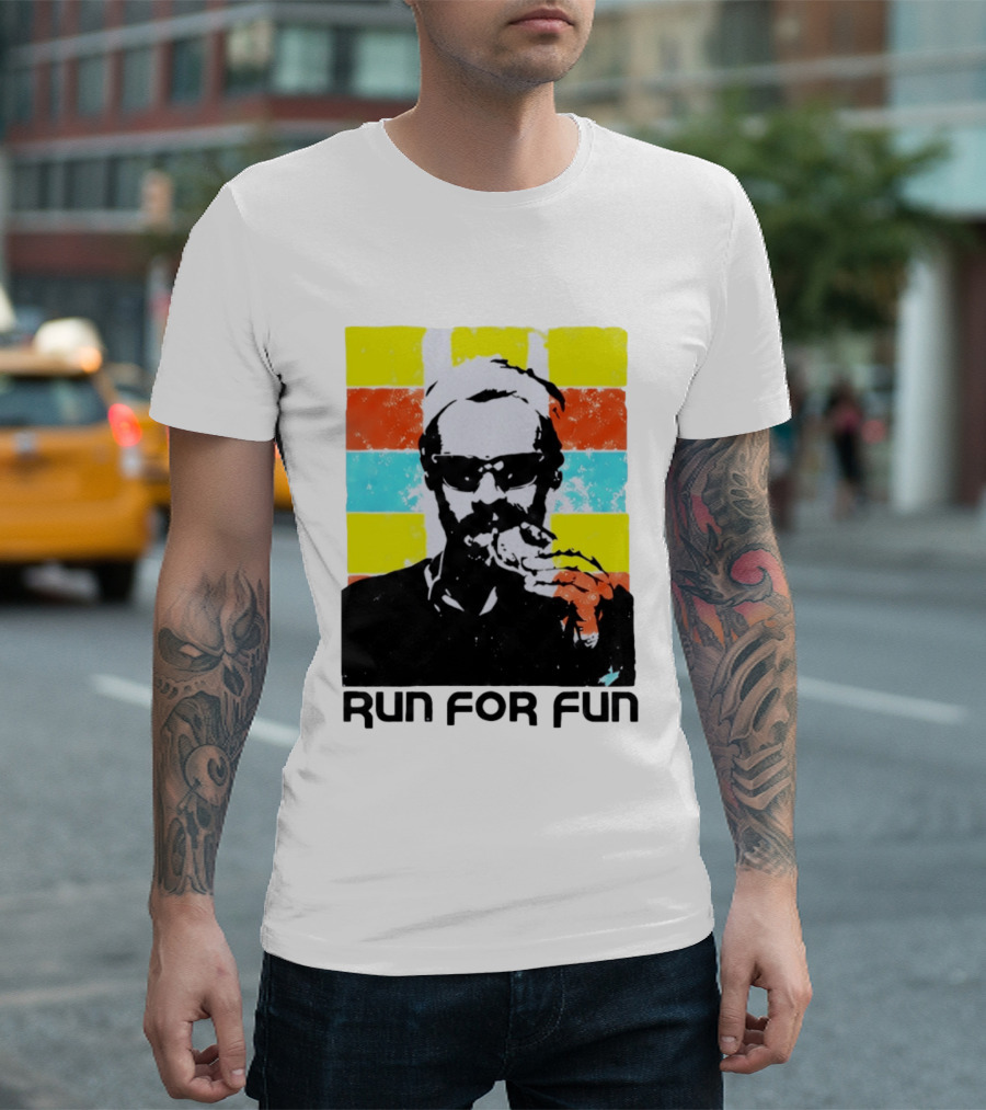 Together Tour Amsterdam Run For Fun 2026 Icon With Sunglasses Eating Pizza T-Shirt