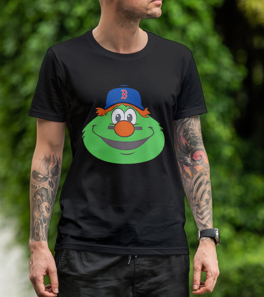 Boston Red Sox Wally The Green Monster Big Face 2026 T-Shirt