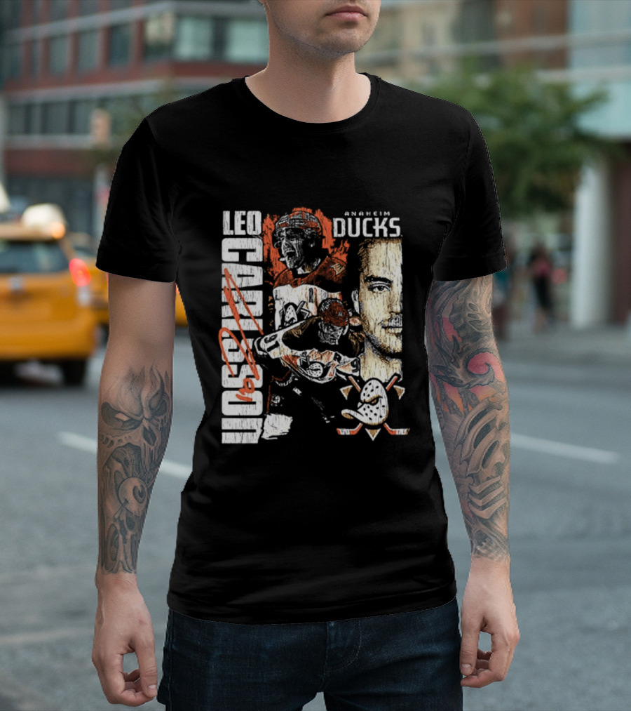 Leo Carlsson Anaheim Ducks Hockey 2026 T-Shirt