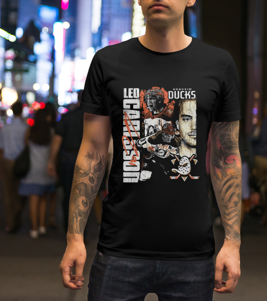 Leo Carlsson Anaheim Ducks Hockey 2026 T-Shirt