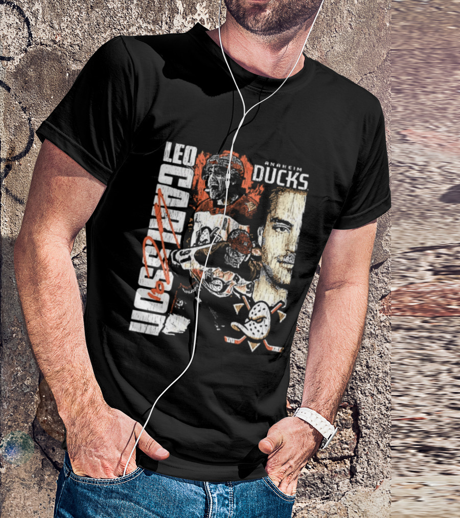 Leo Carlsson Anaheim Ducks Hockey 2026 T-Shirt