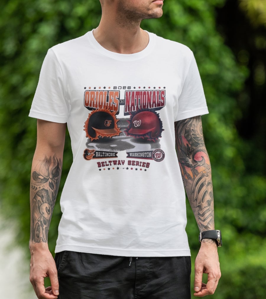 2026 Baltimore Orioles Vs Washington Nationals Beltway Series T-Shirt