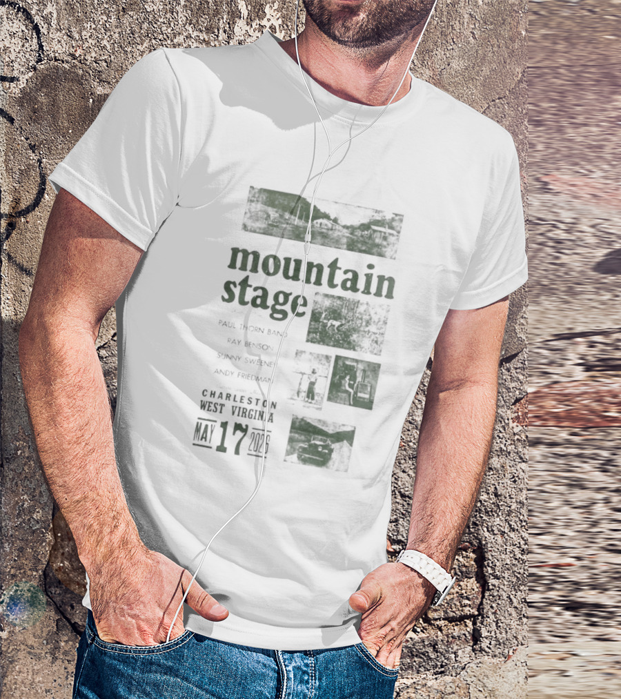 Mountain Stage With Kathy Mattea Charleston West Virginia May 17 2026 T-Shirt