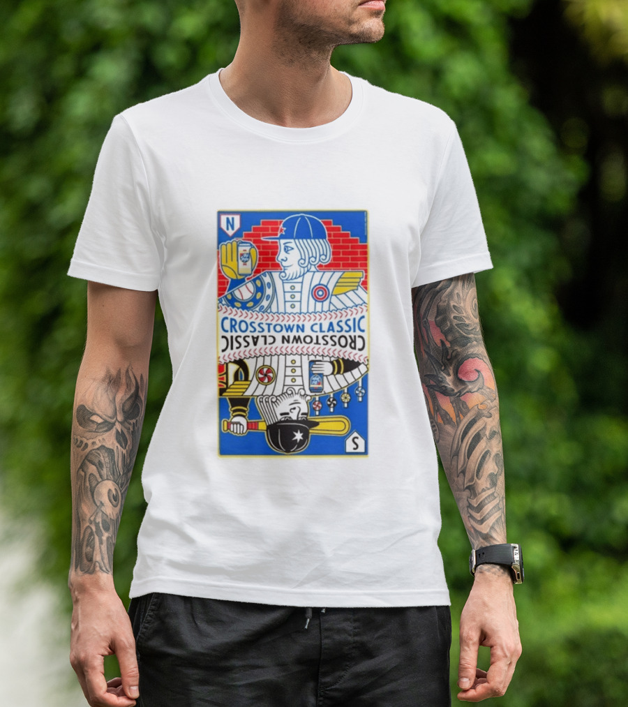 Crosstown Classic Series Card Chicago Cubs Vs Chicago White Sox T-Shirt