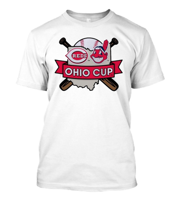 Cincinnati Reds Cleveland Guardians Ohio Cup 2026 MLB Baseball Showdown T-Shirt