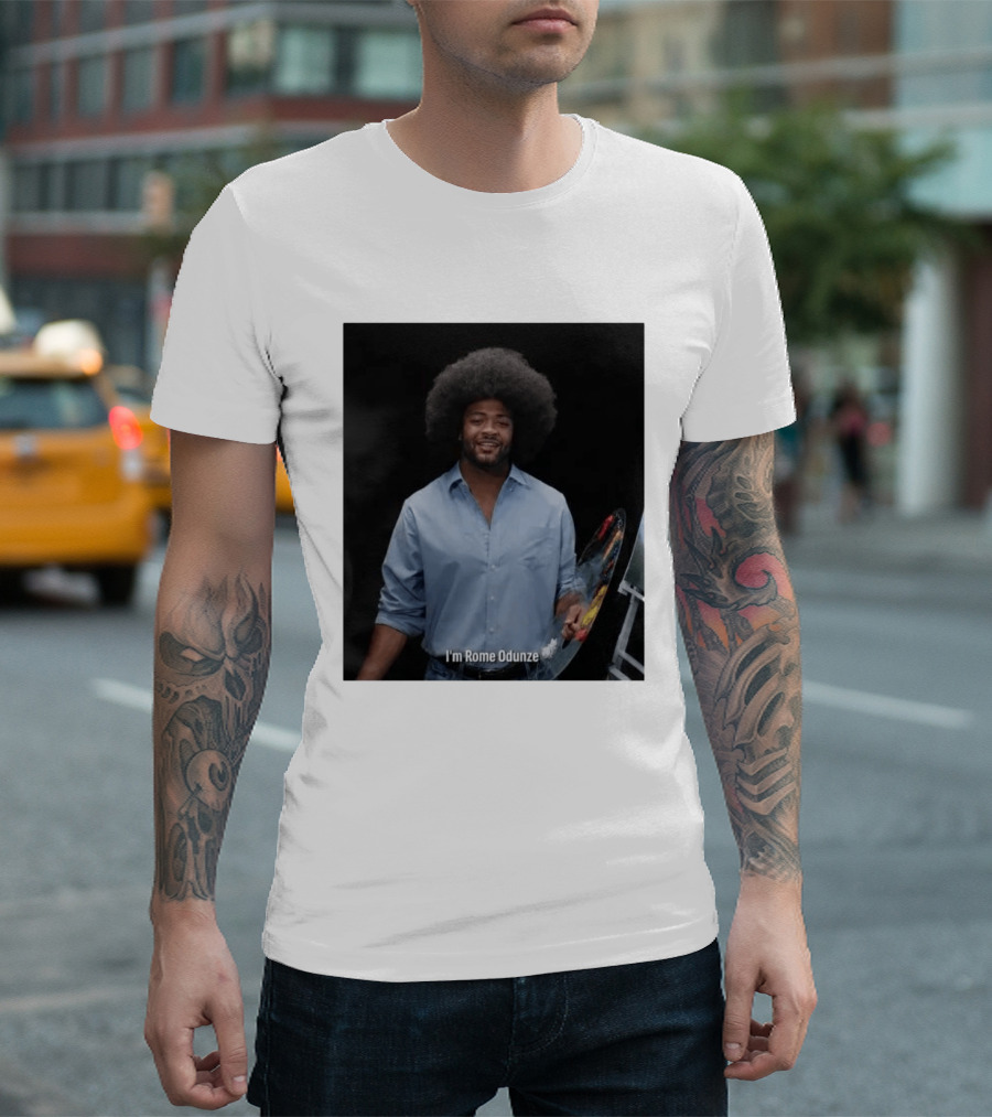 I'm Rome Odunze With Bob Ross Style Transformation T-Shirt
