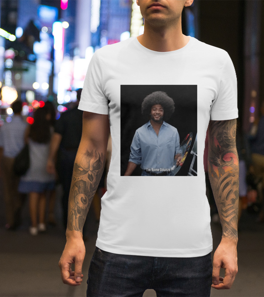 I'm Rome Odunze With Bob Ross Style Transformation T-Shirt