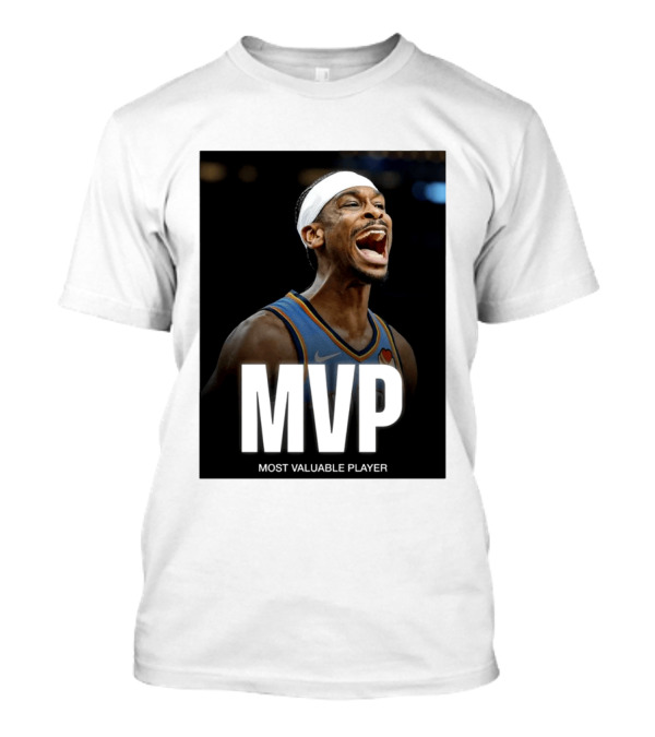 Shai Gilgeous Alexander MVP Most Valuable Player OKC Thunder Celebration T-Shirt